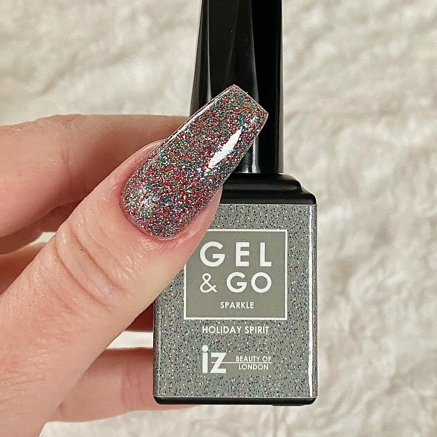 Iz Beauty GEL&GO Holiday Spirit GG1092 gellack 12 ml glitter