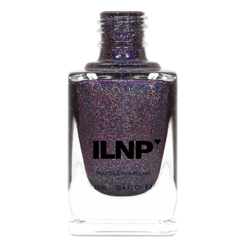ILNP First Dance nagellack plommon holo