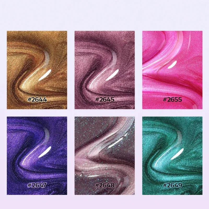 Modelones Lush Velvet gellack 6-pack cat eye