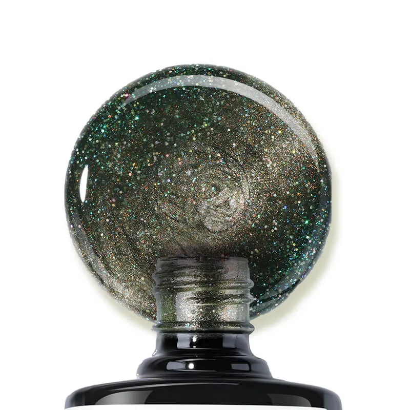 Modelones Inspire Gel Olive Grove gellack 15 ml grön cat eye
