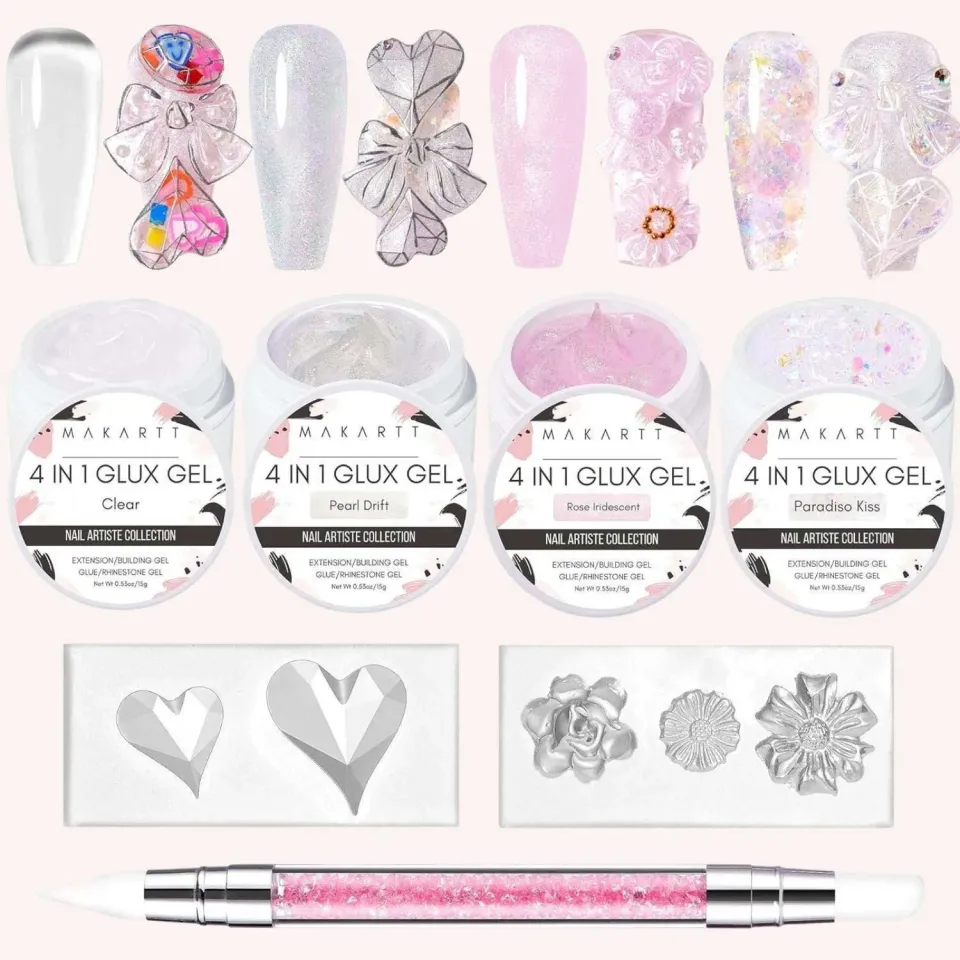 Makartt 3D Sculpting Mini Kit nagelgel clear white