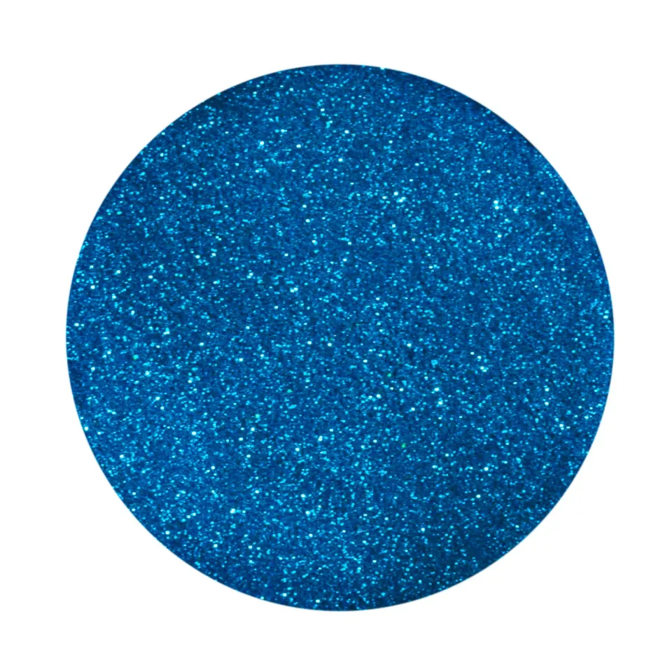 Iz Beauty blått nagelglitter medium 6g