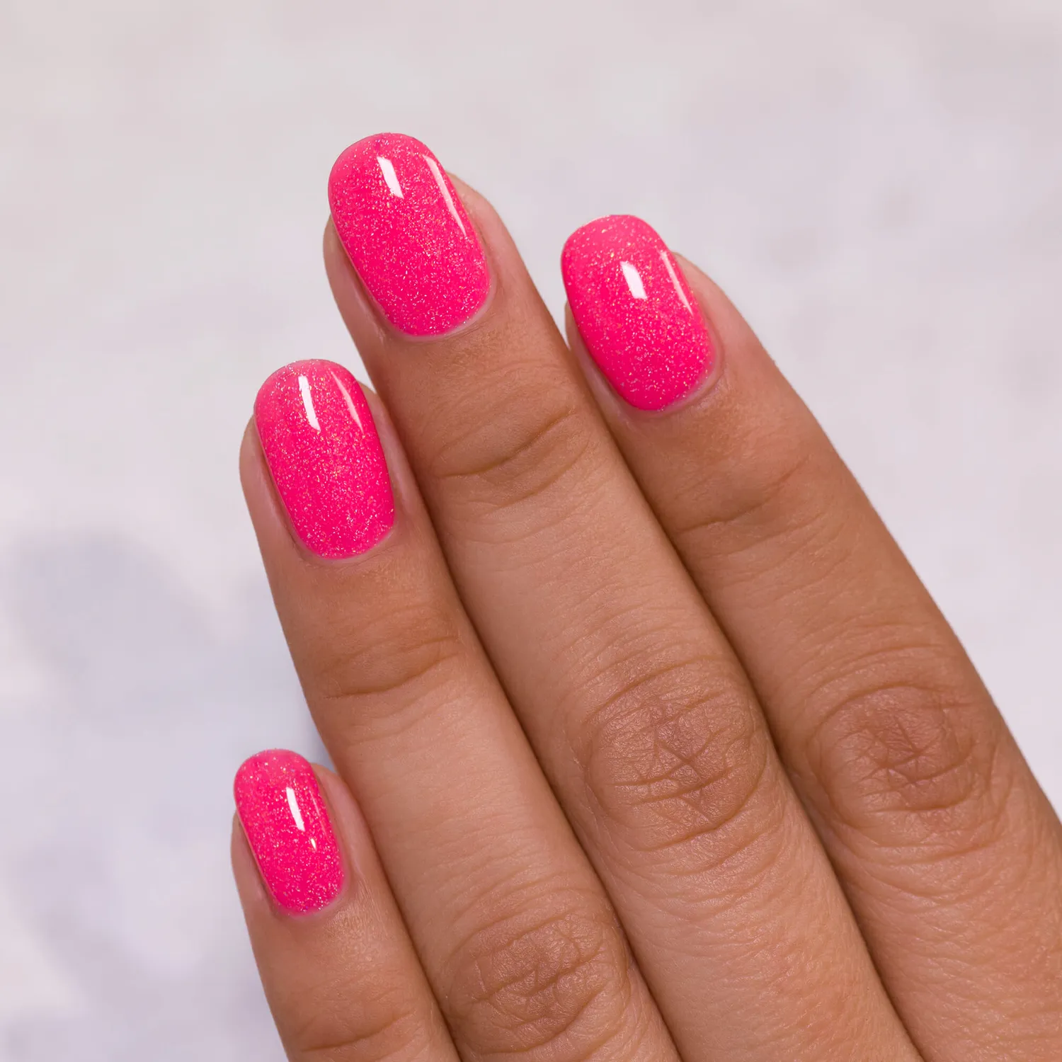 ILNP Summer Crush nagellack neonrosa holografiskt