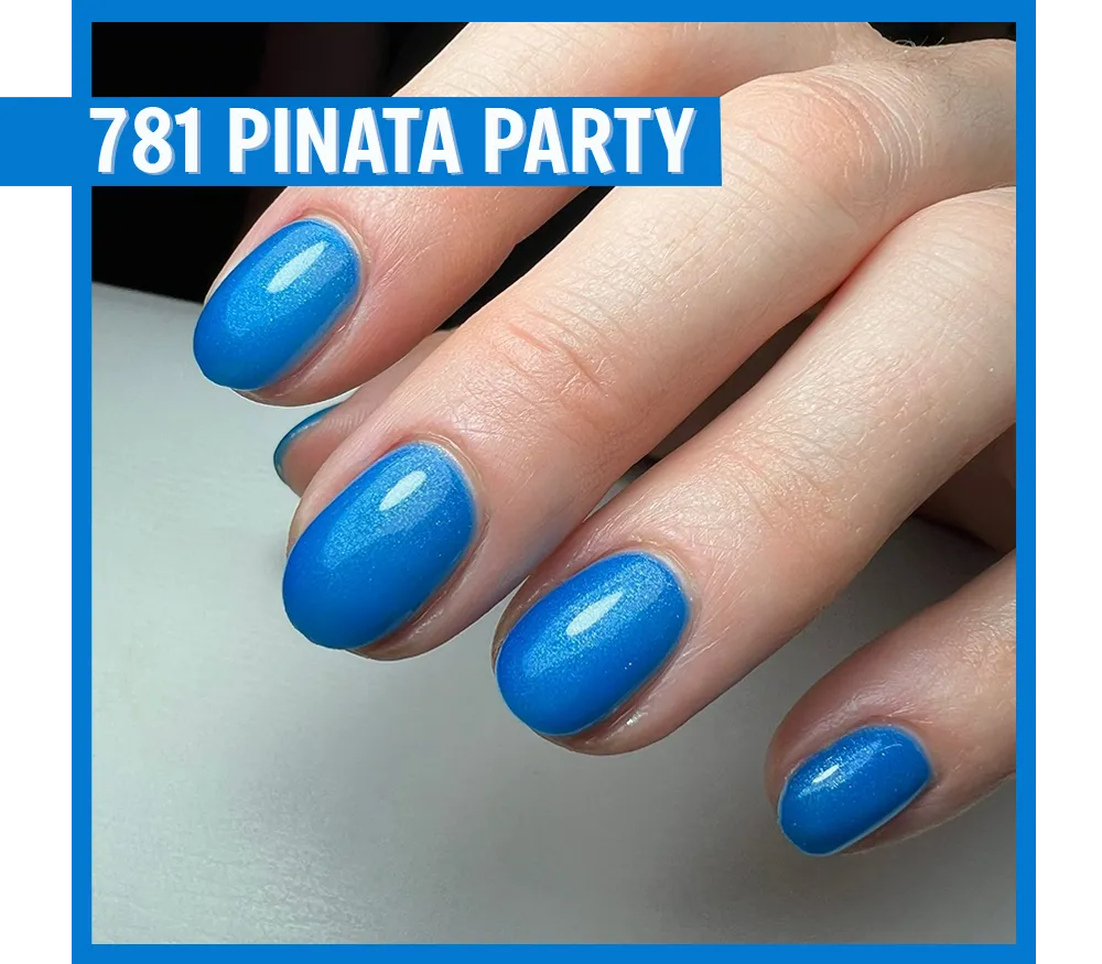 Iz Beauty Pro Colour Piñata Party IZ781 gel 4g blå