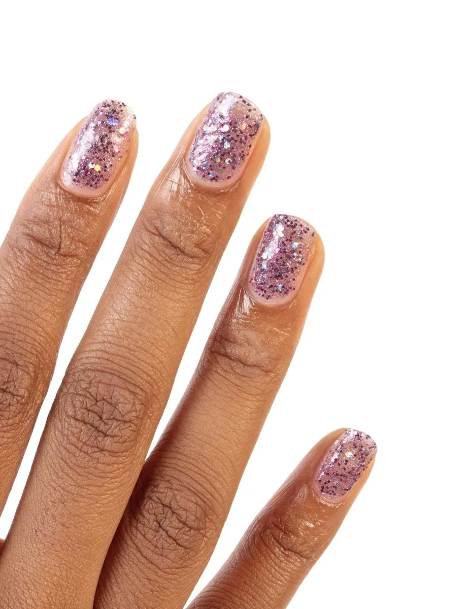 Le Mini Macaron Confetti Crush nagellack överläck glitter