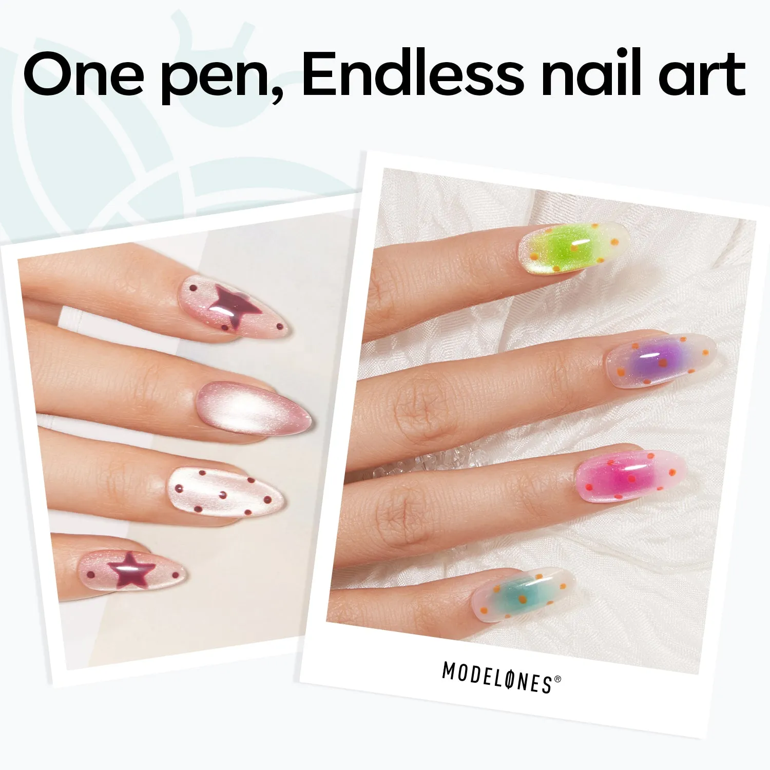 Modelones 5-i-1 dotting tool nagelpenna silikon