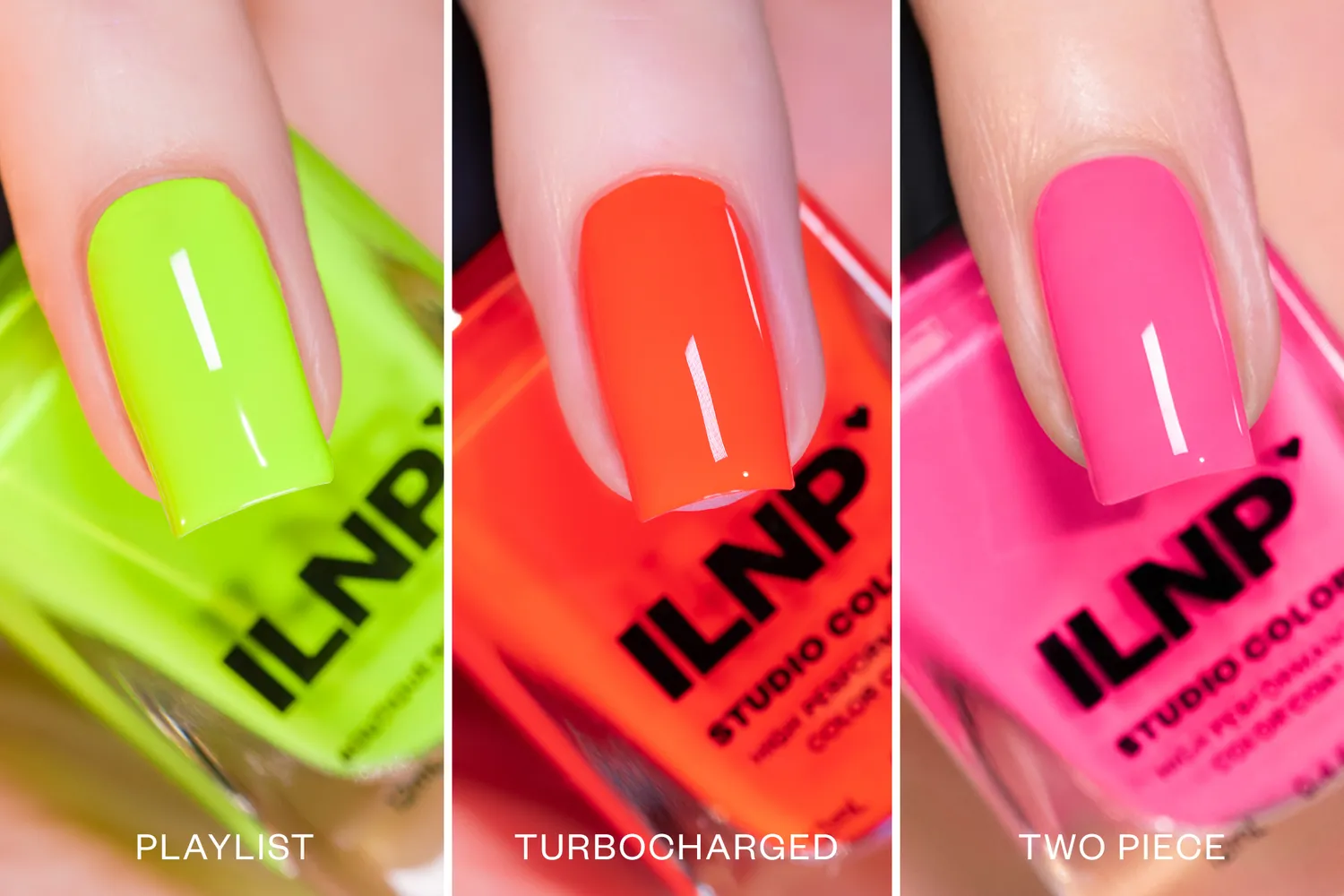 ILNP Highlighter nagellacksset 3-pack neon