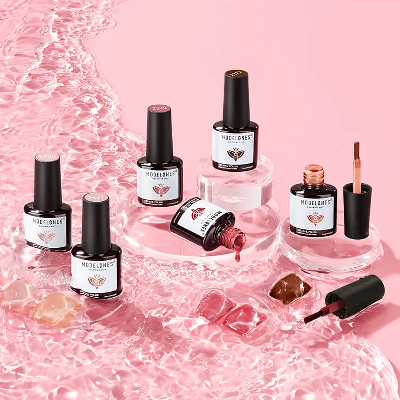 modelones Ice Candy gellack 6-pack – rosa jelly
