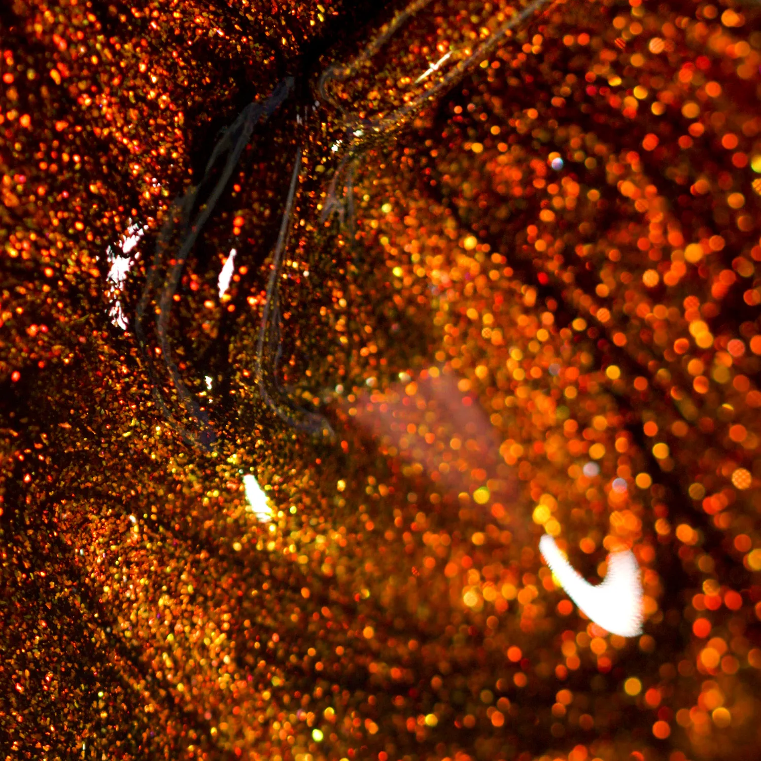 ILNP Autumn nagellack varmbrunt med iriserande skimmer