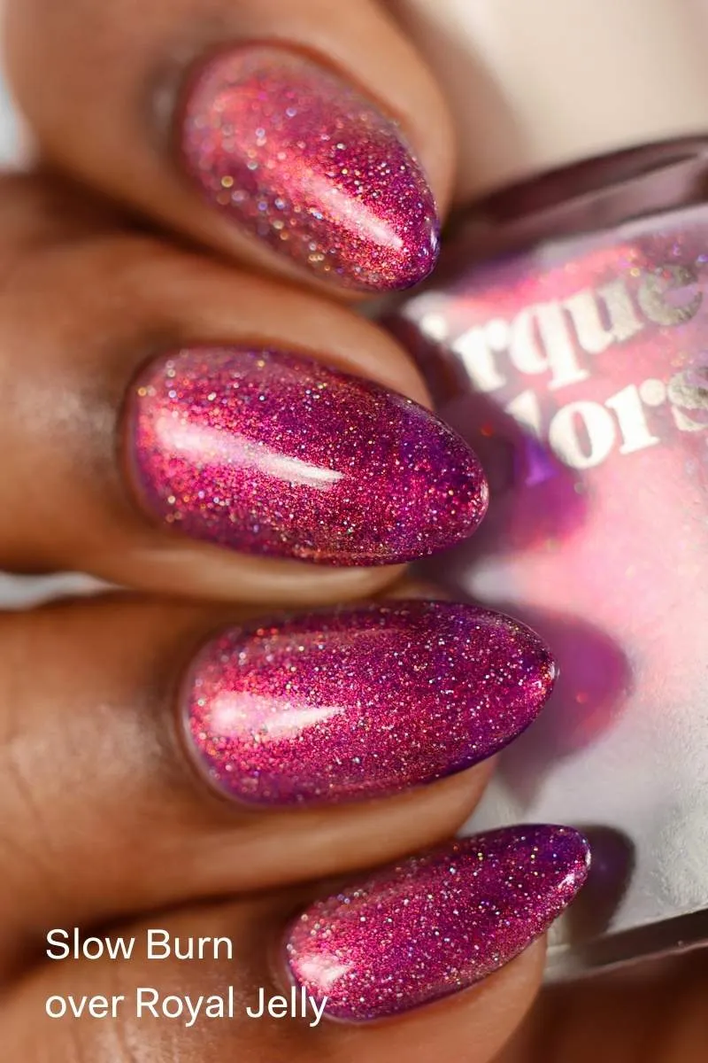 Cirque Colors Slow Burn nagellack topper skimmer