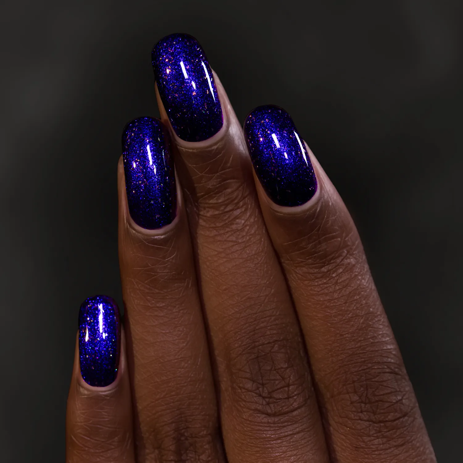 ILNP Moonlit Abracadabra nagellack indigo guld