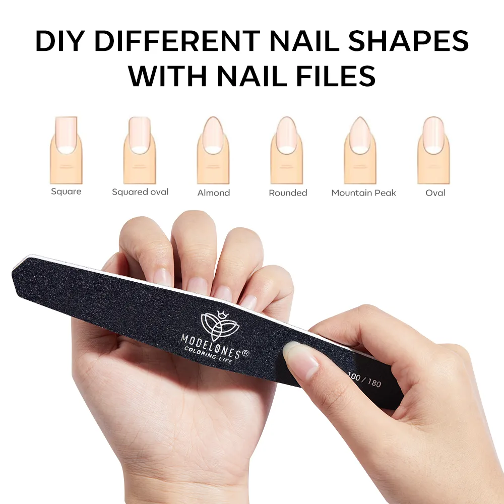 Modelones nagelfil 100/180 dubbelsidig borttagning