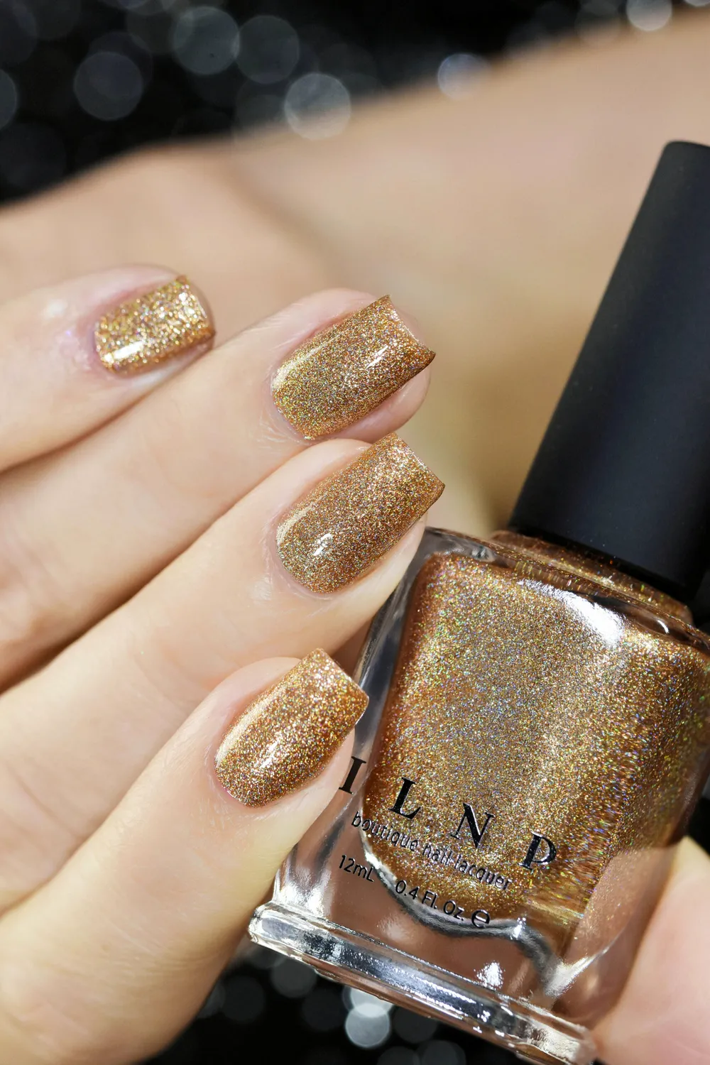 ILNP At Midnight Happy Hour nagellack guld metallic