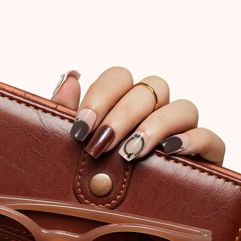 modelones Bumper Harvest nagellack 6-pack brun beige