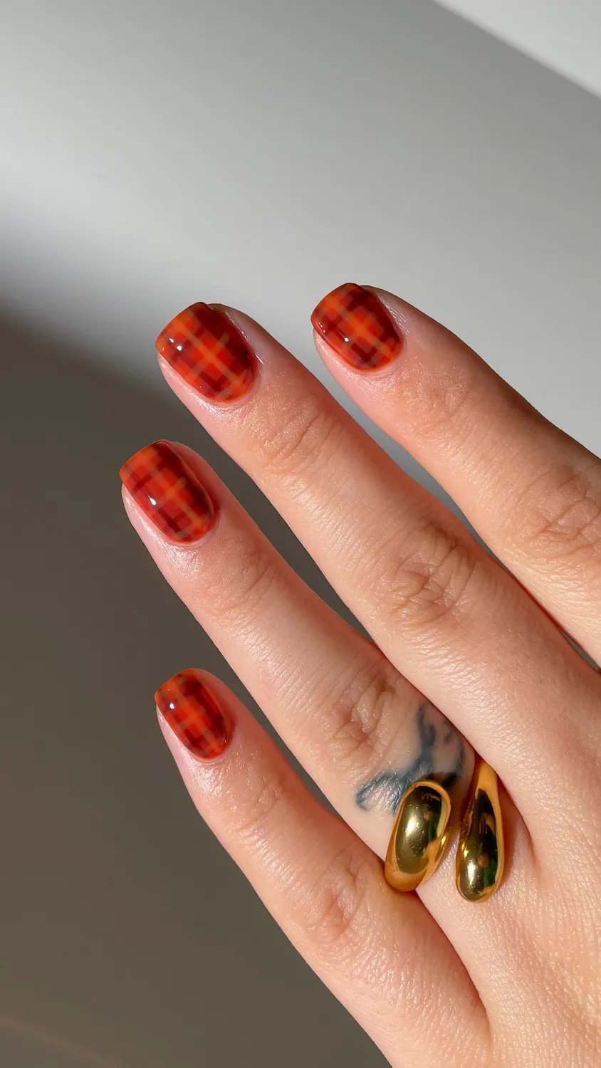 Cirque Colors Fall Plaid nagellack set 4-pack jelly