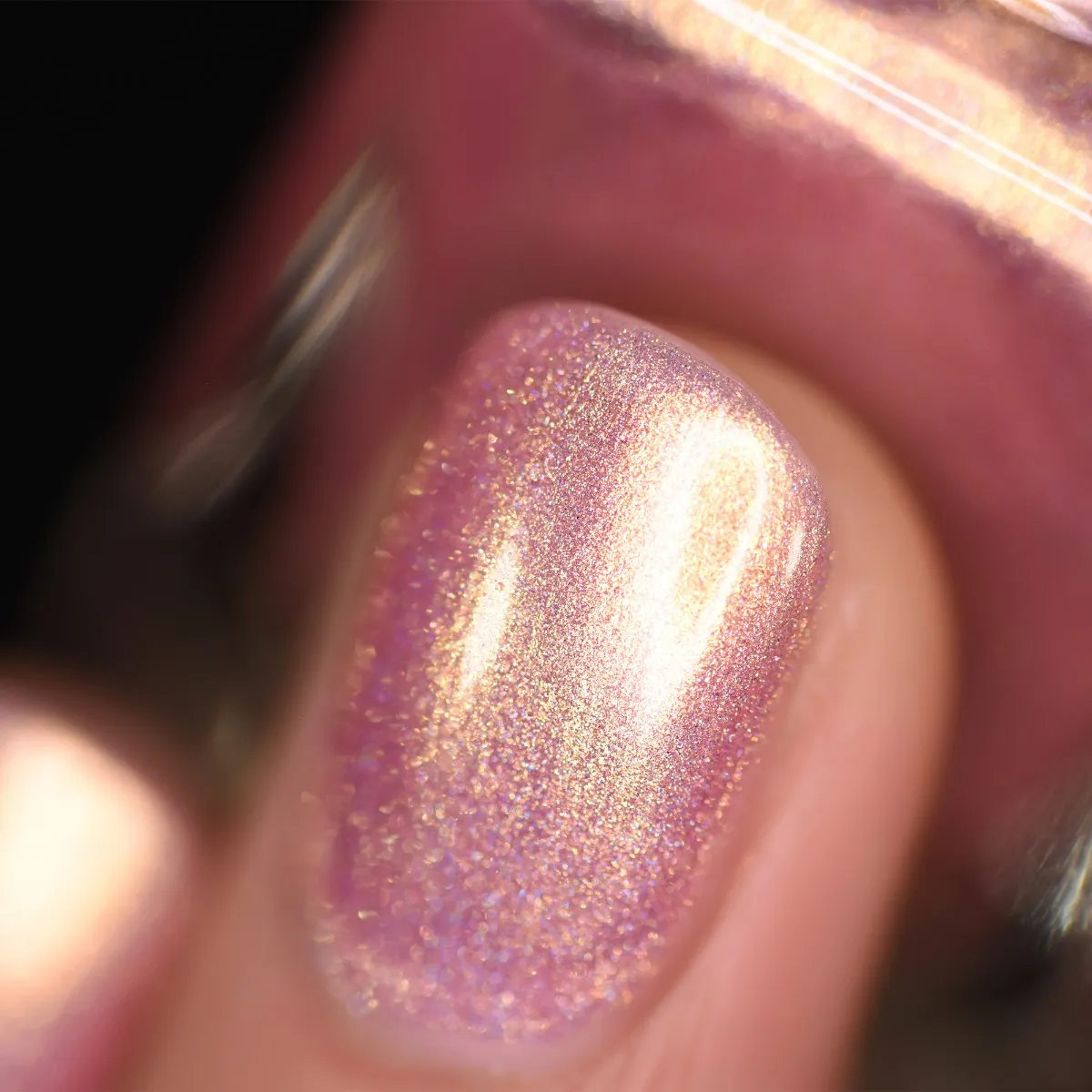 ILNP Yes Please nagellack holografisk ljusrosa