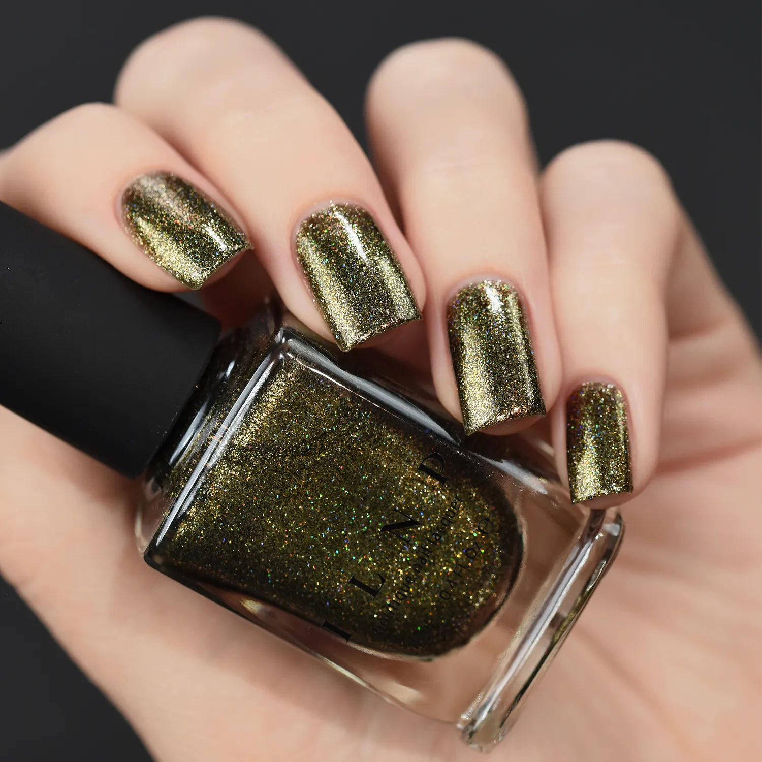 ILNP Ultra Metallics Caesar nagellack olivgrön metallic