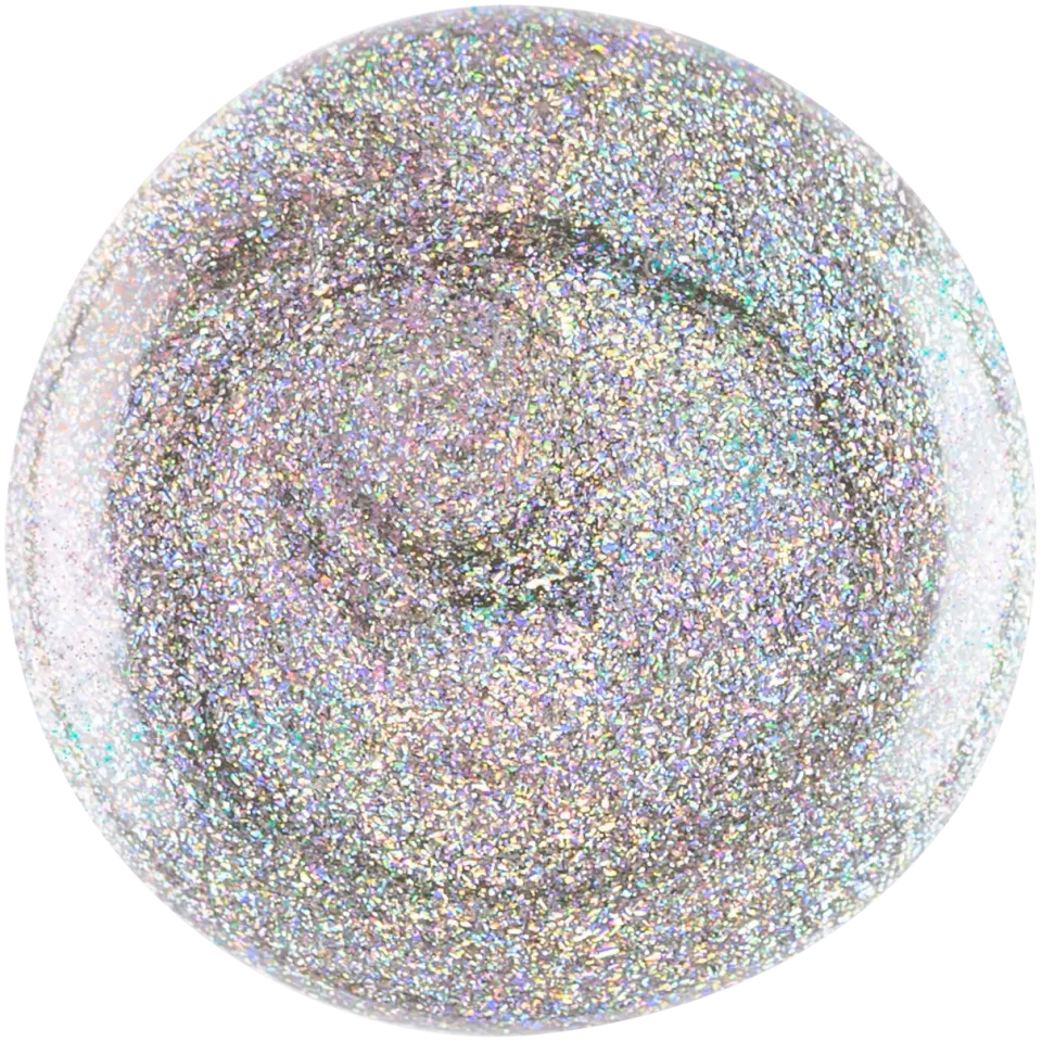 Iz Beauty Angel Aura CG862 glittergel silver holografisk