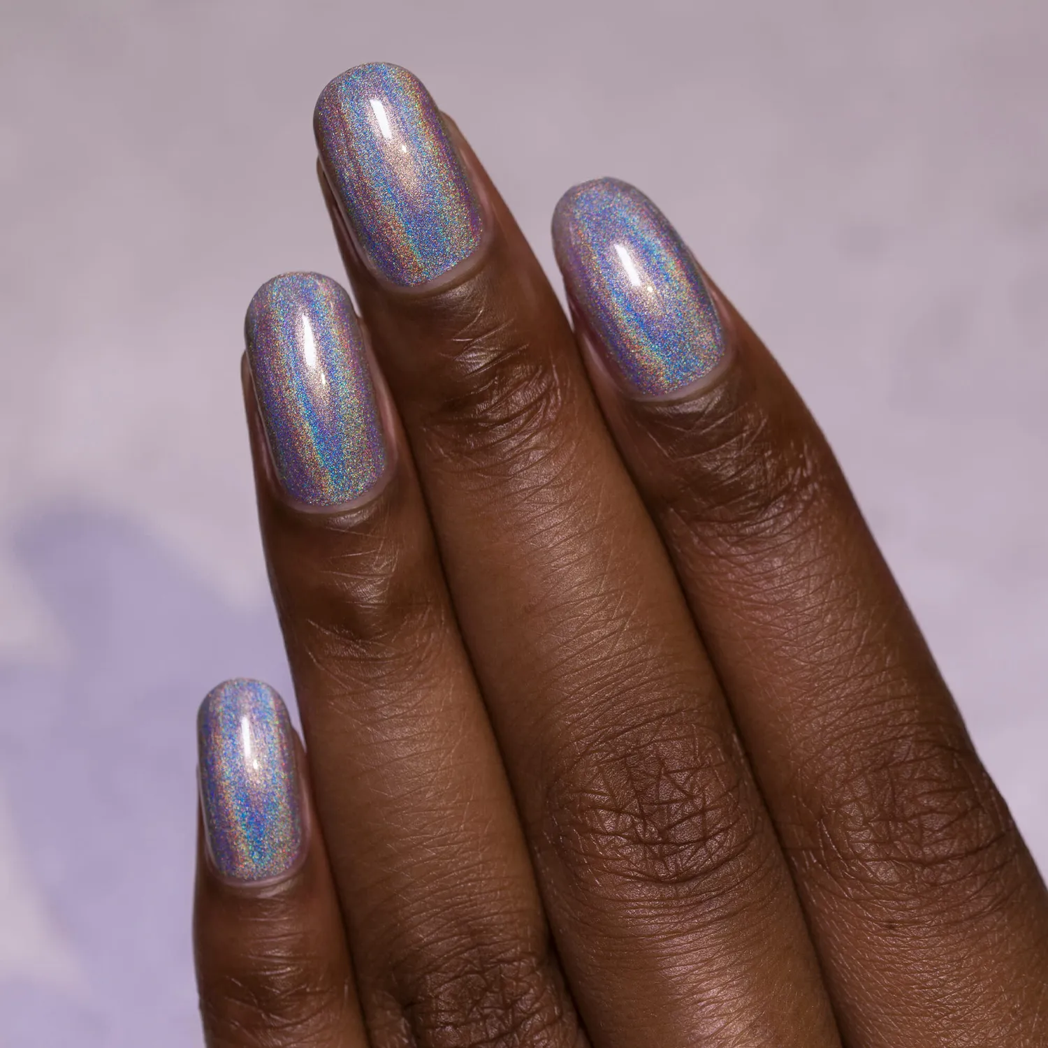 ILNP MEGA L holografiskt nagellack linjär rainbow