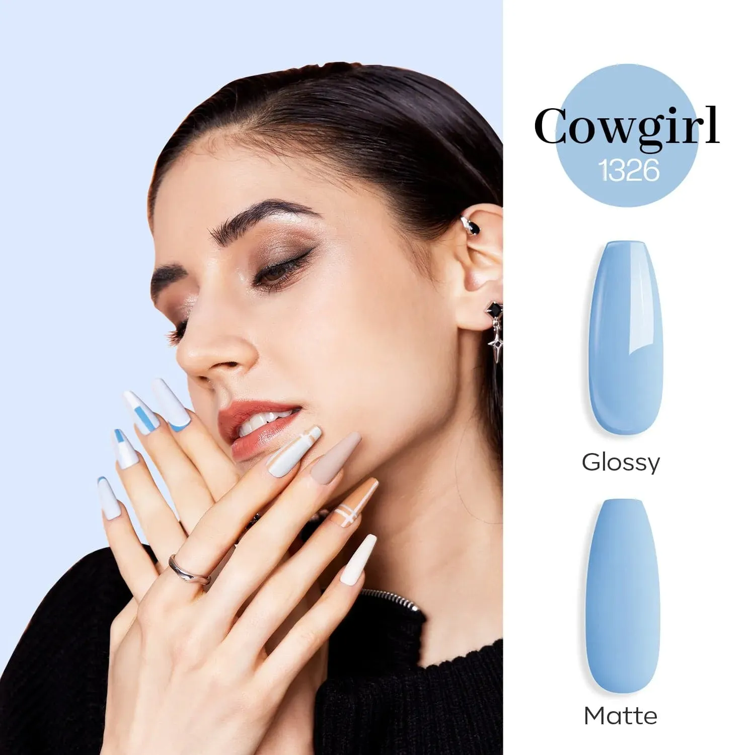 modelones Inspire Gel gellack Cowgirl blå kräm 15 ml