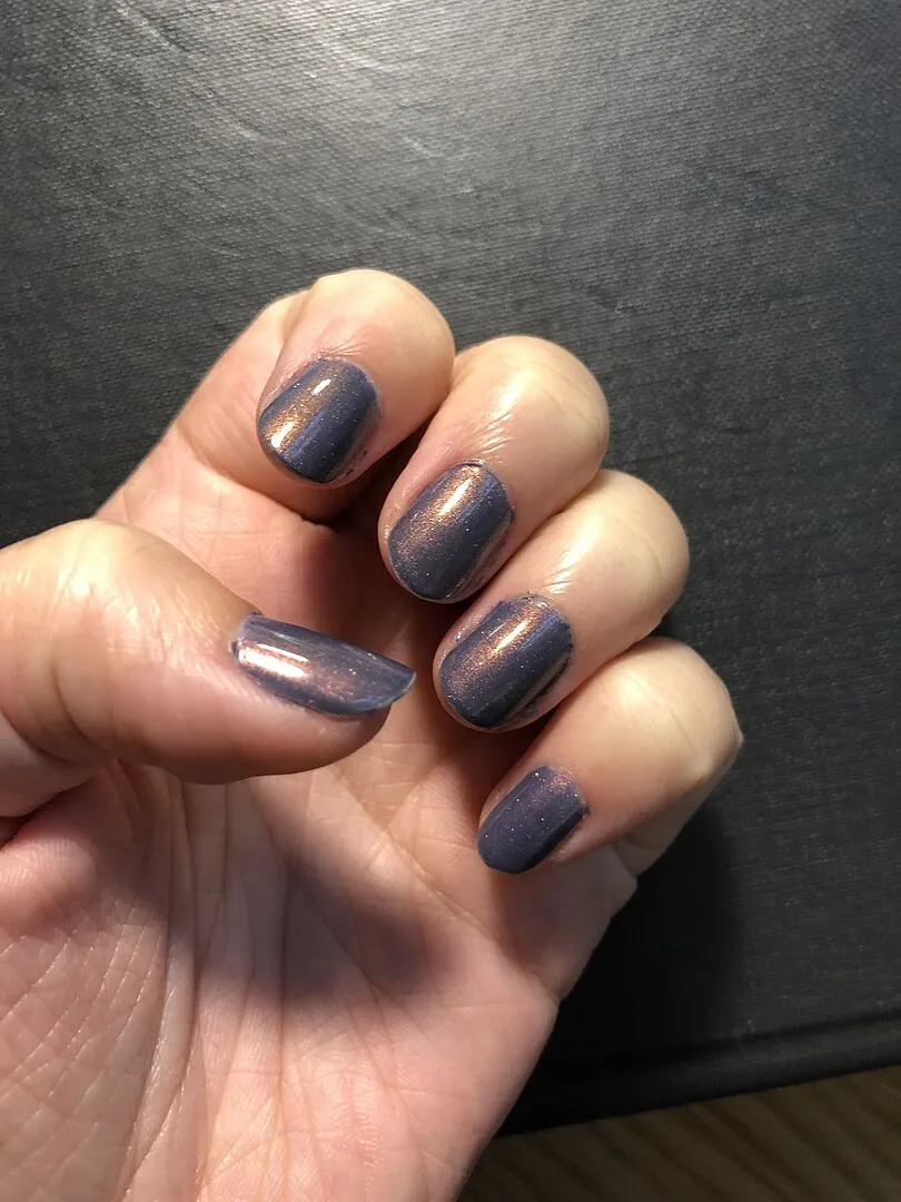 Cirque Colors Velvetine nagellack skifferblå koppar