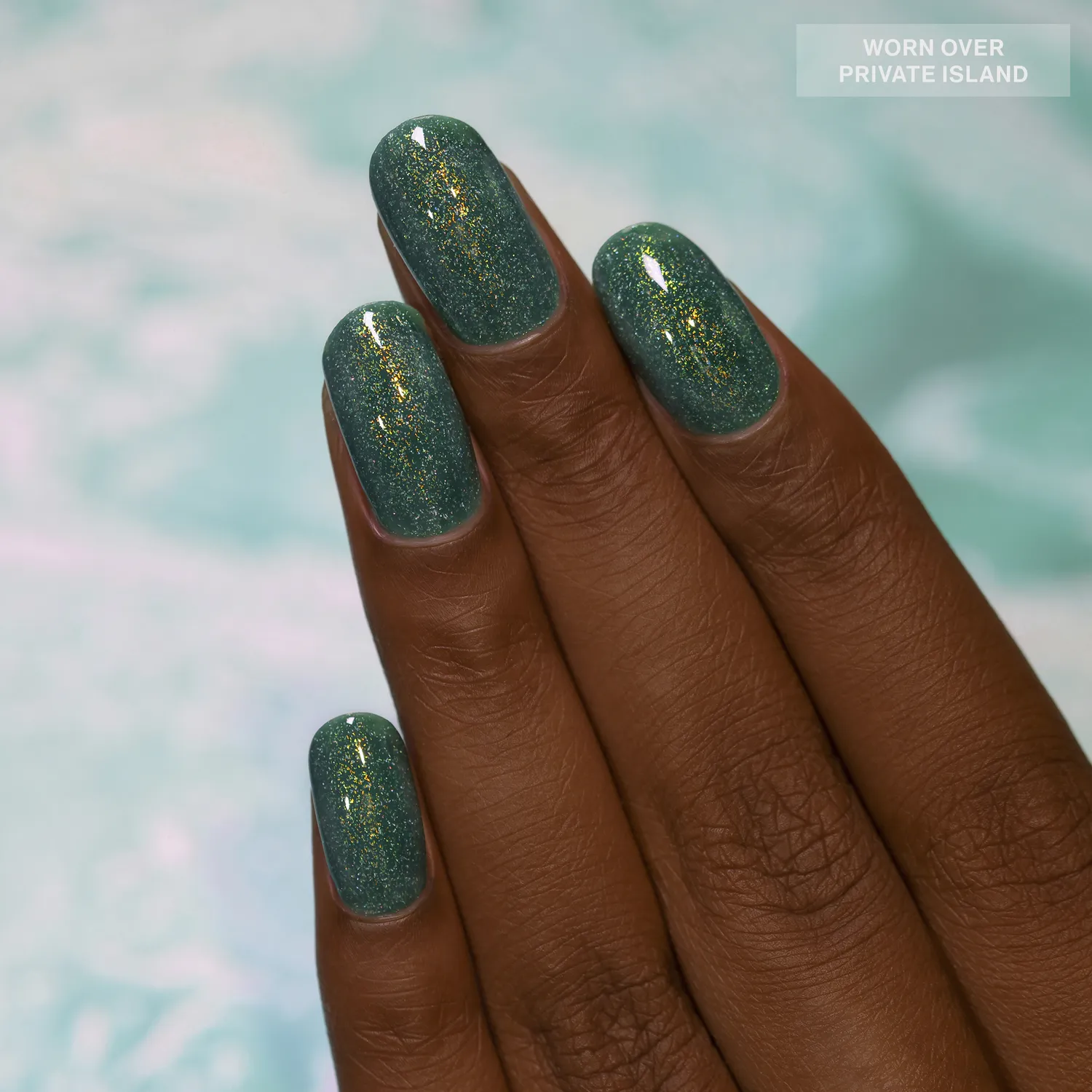 ILNP Tropics Pina Colada nagellack mjölkvit jelly
