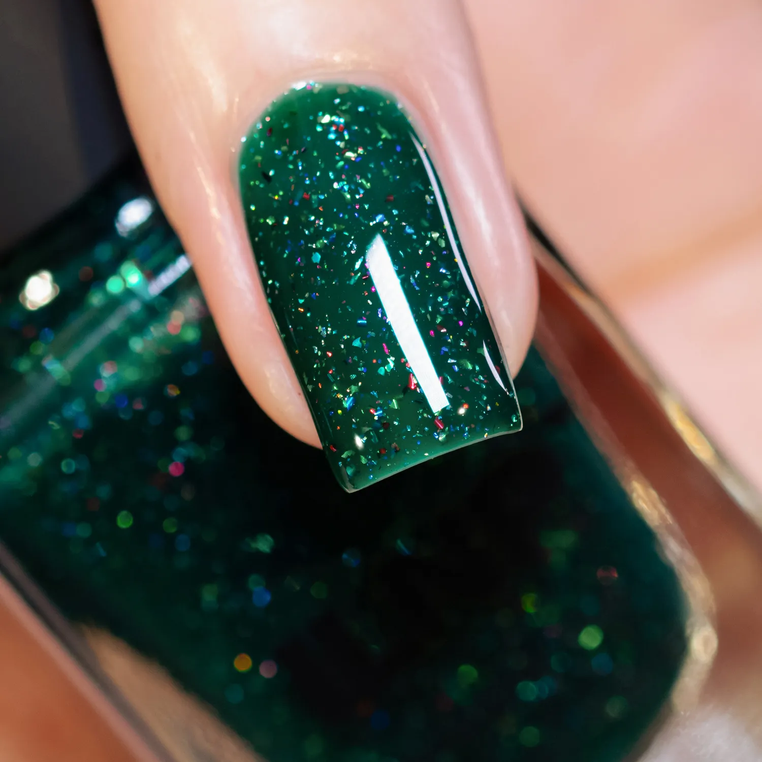 ILNP Santa's Workshop Noel nagellack julgrön
