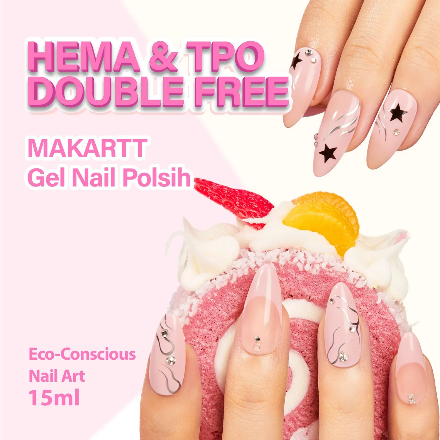 Makartt Hema Free gelpolish Porcelain Calm täckande