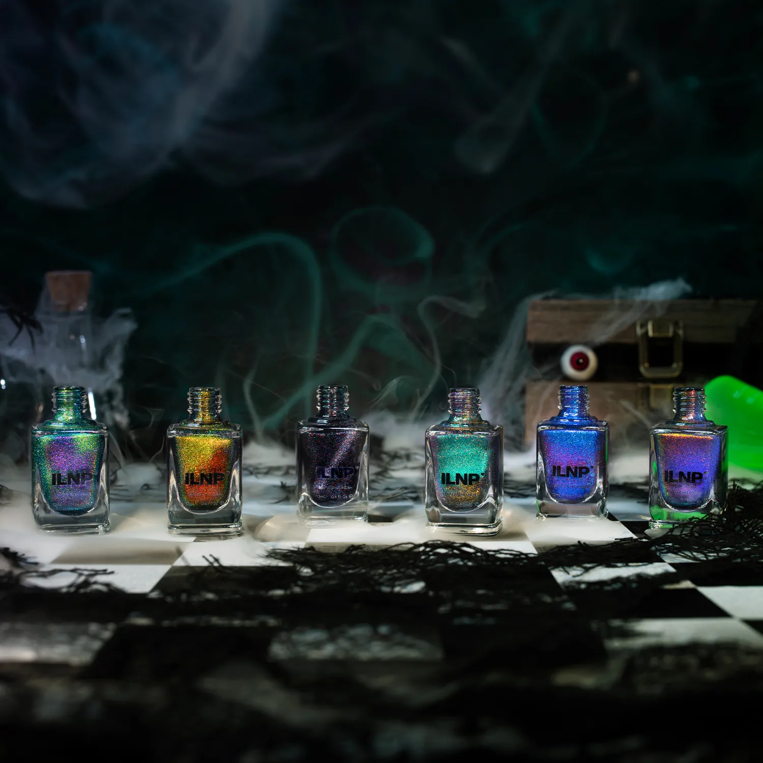 ILNP Twisted nagellackset 6-pack magnetisk effekt