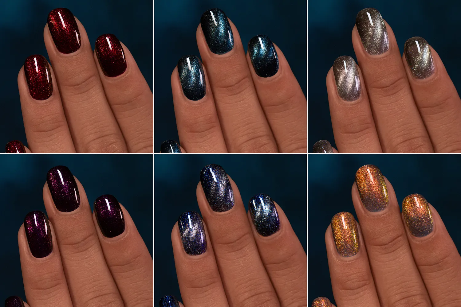ILNP Coven nagellack set 6-pack mörka skiftande