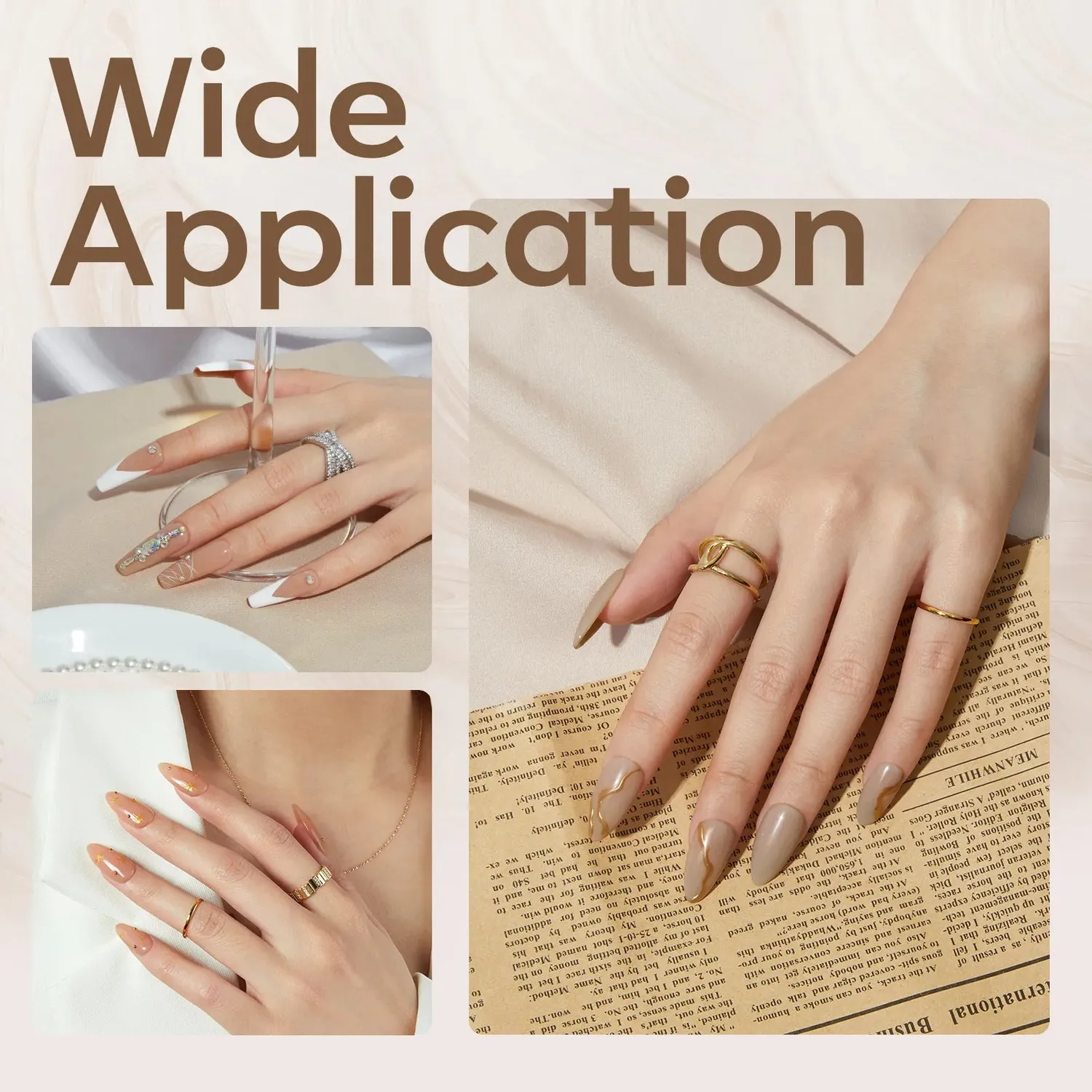 Modelones Builder Gel bygggel Nude Brown brun