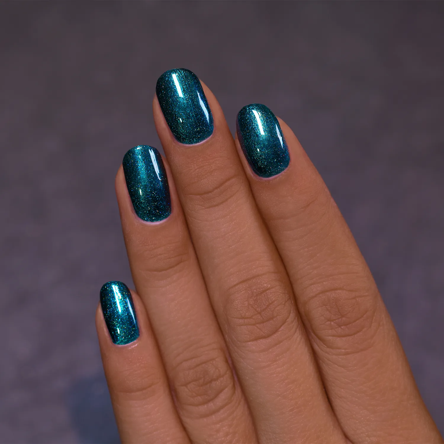 ILNP Spellbound nagellack teal-grön duokrom