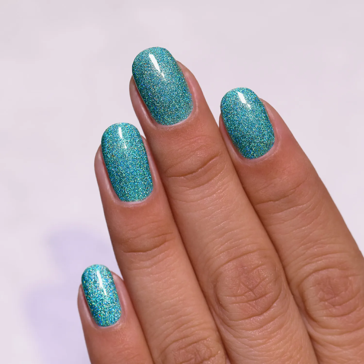 ILNP Beach House nagellack aqua holografisk