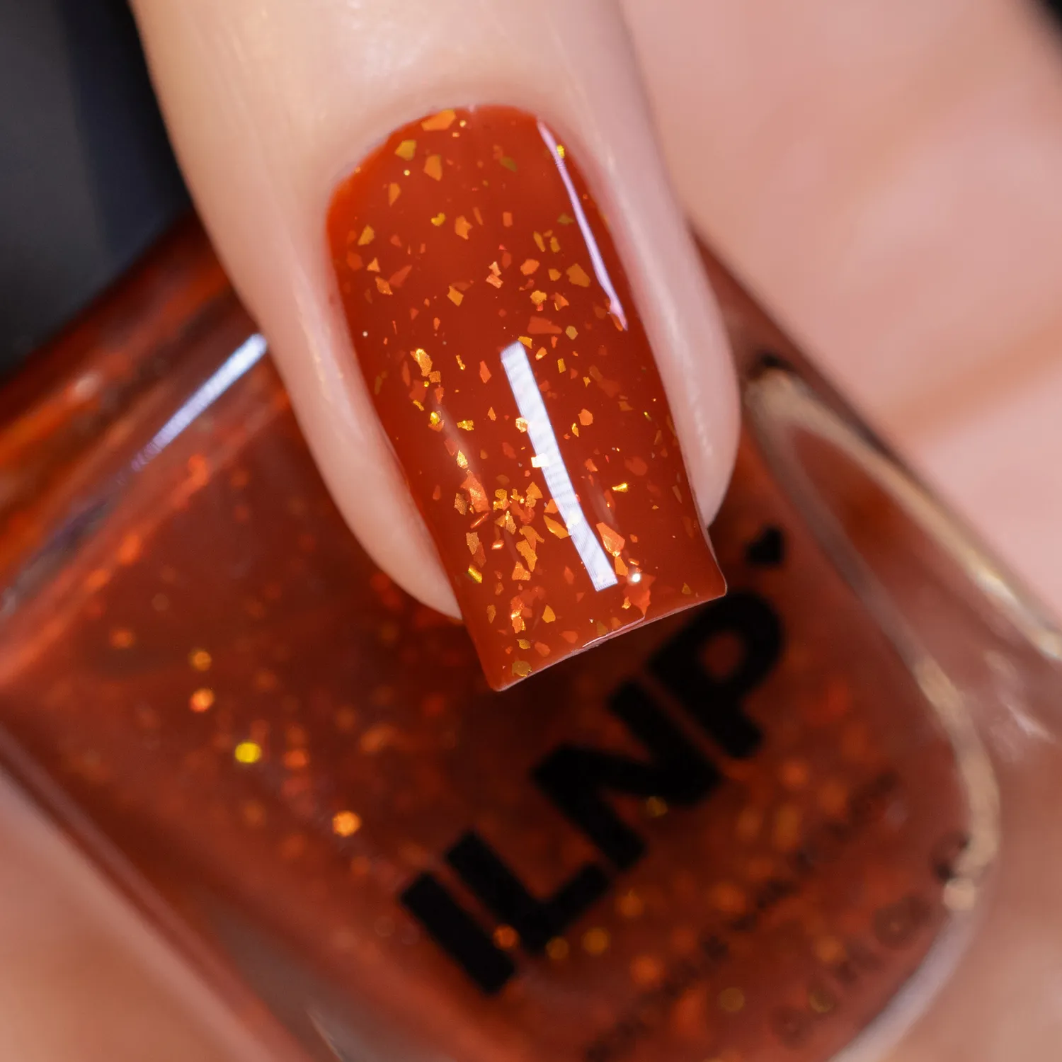 ILNP Raincoat nagellack orange jelly 2-3 lager