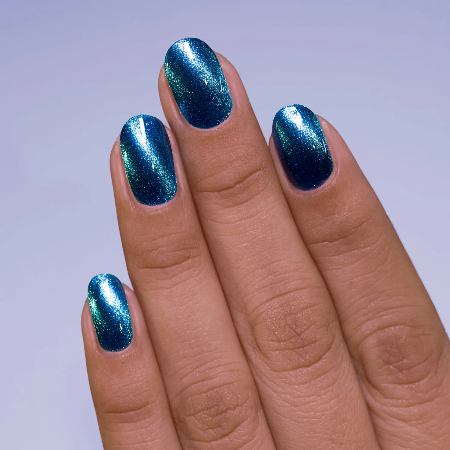 ILNP Zero Degrees nagellack magnetiskt midnattsblå