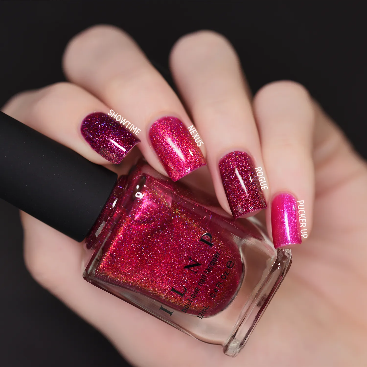 ILNP Nexus nagellack hallon holo