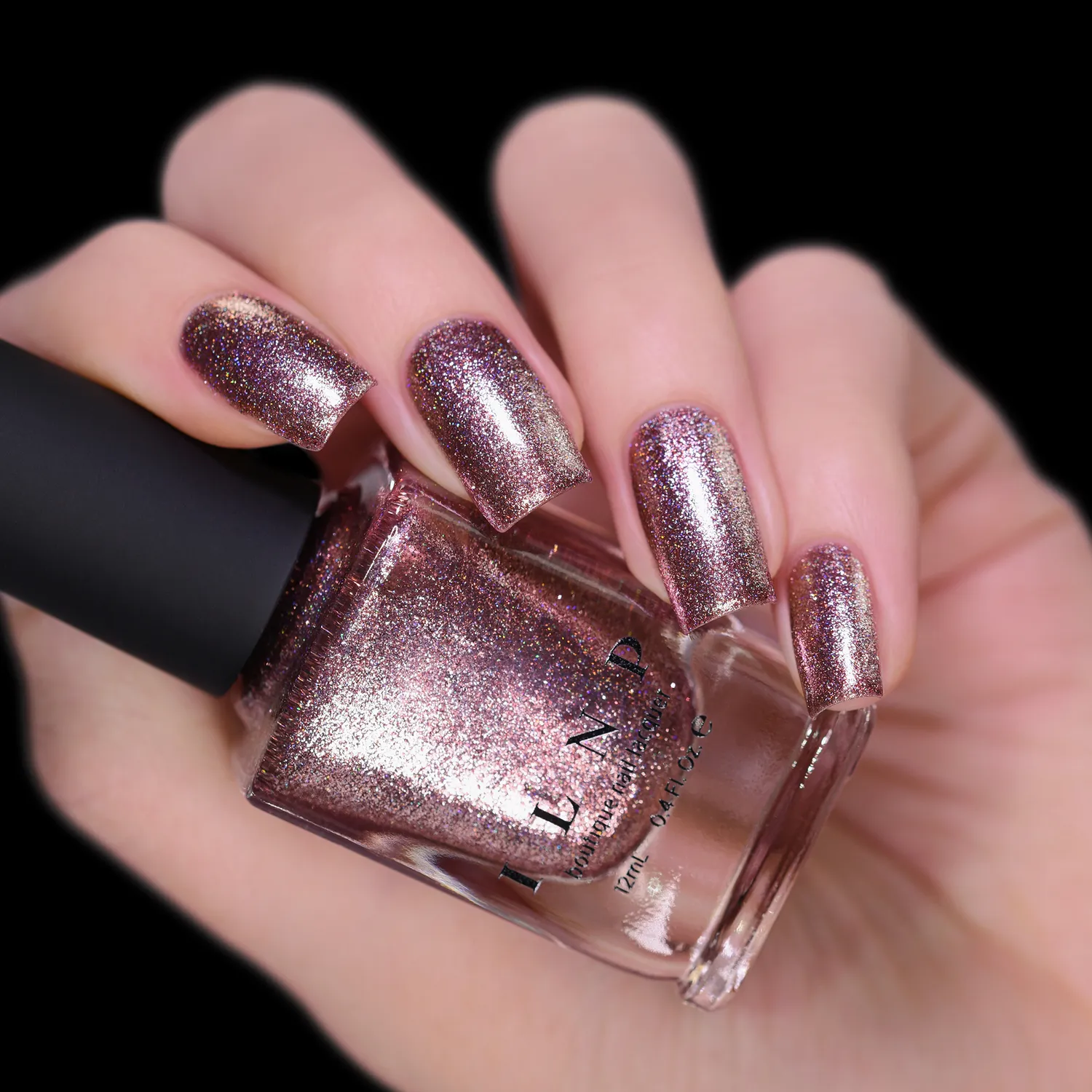 ILNP Reflections Olivia nagellack metallic rosé