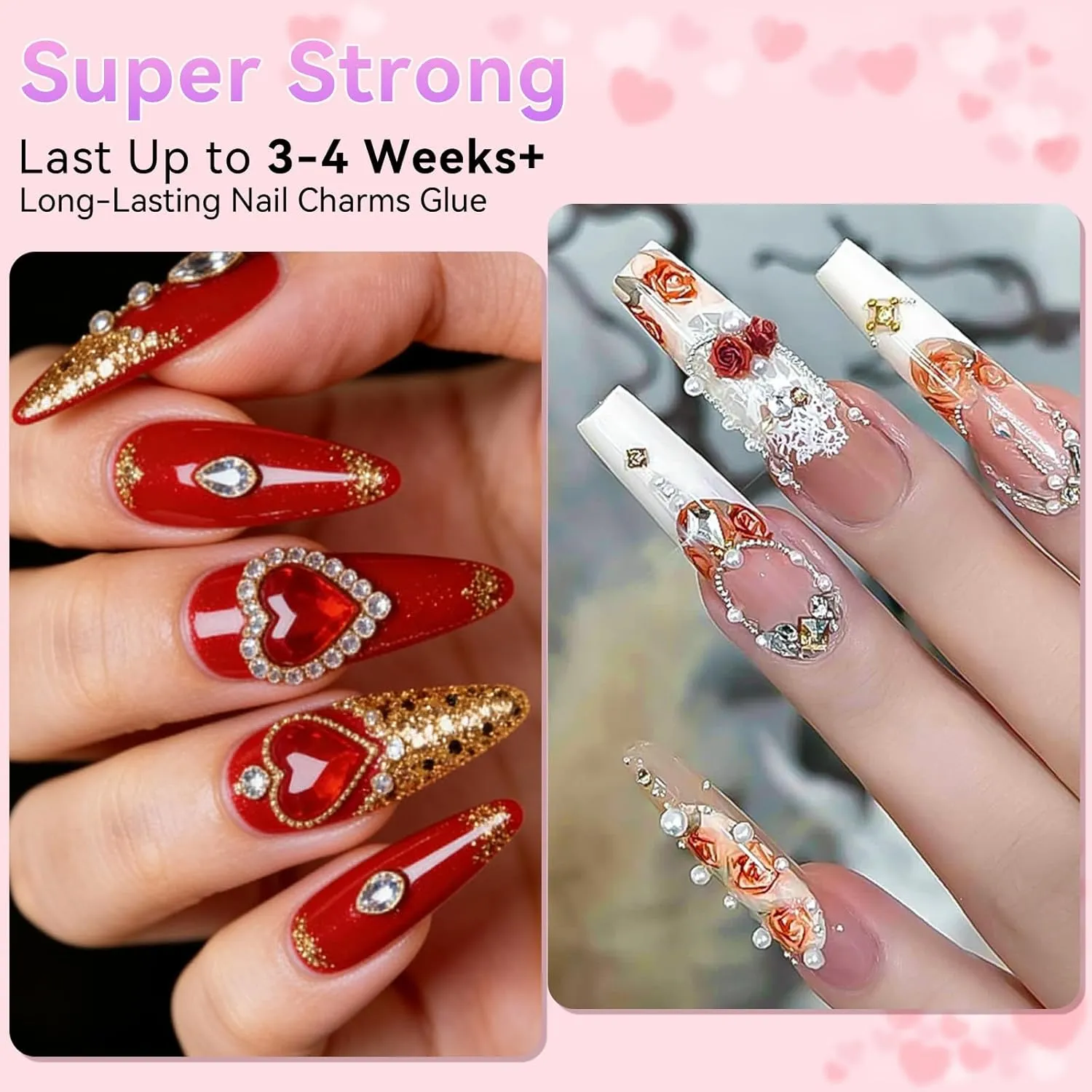 Makartt Rhinestone Glue Gel stenlim 30 ml starkt grepp