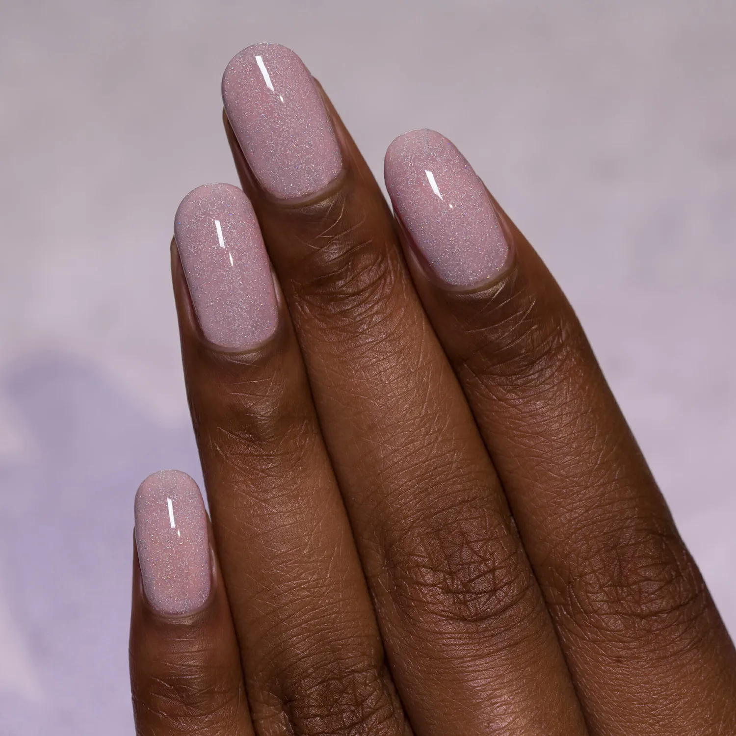 ILNP Birthday Suit nagellack nude holografisk