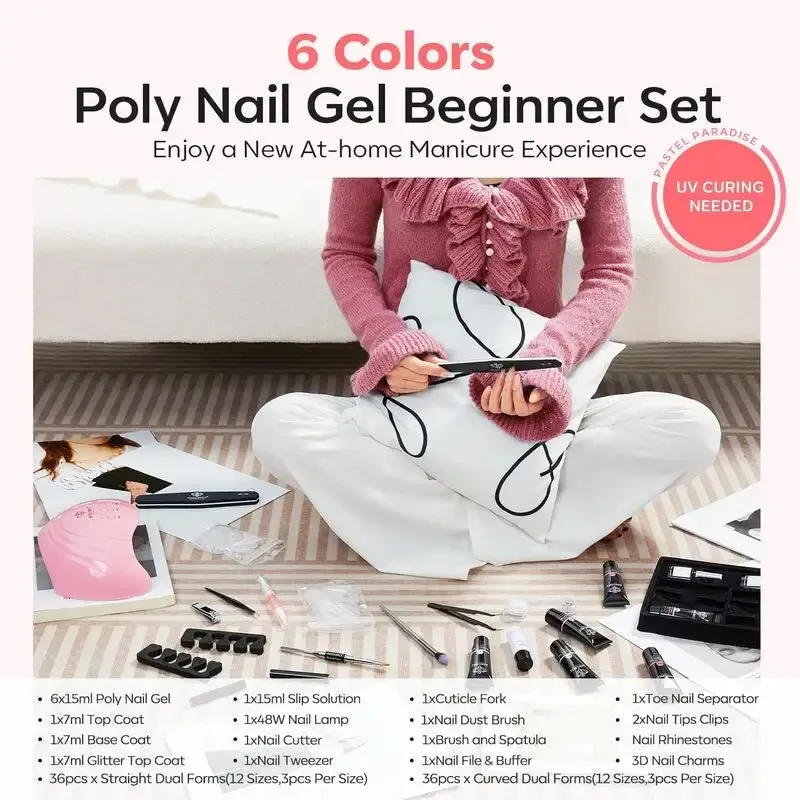 Modelones Cherry Girl polygel kit nude rosa