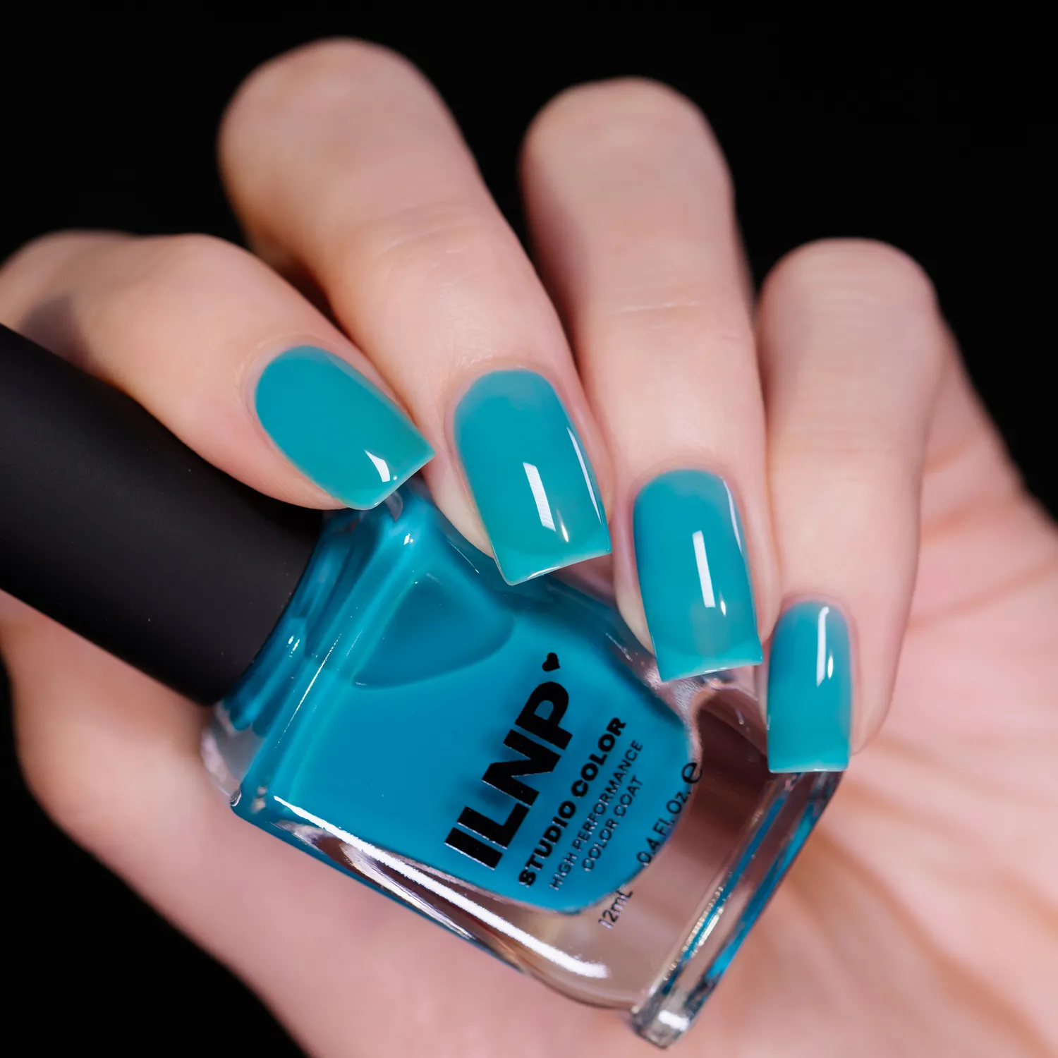 ILNP Watercolor Turquoise Water nagellack turkos jelly