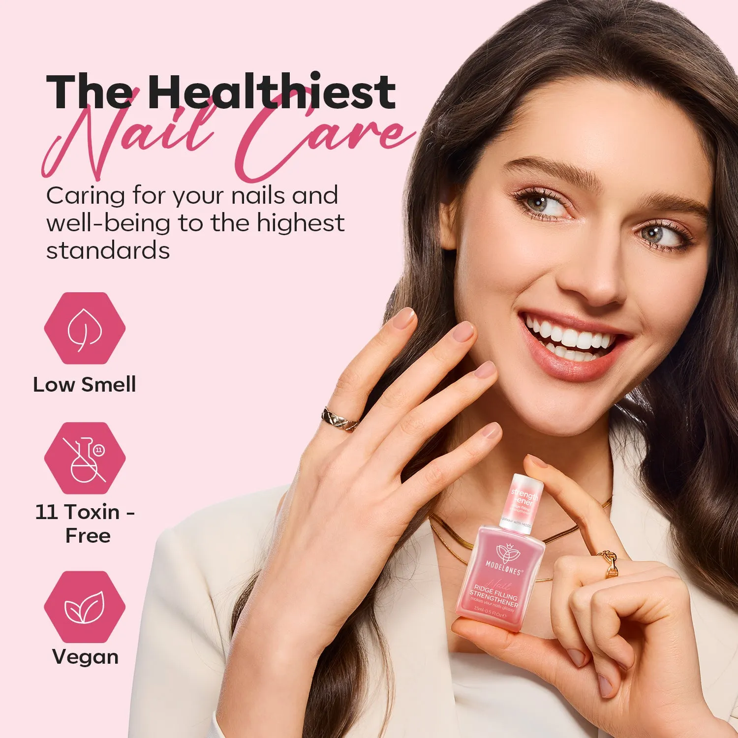 Modelones Blush Nude nagelstärkare nude