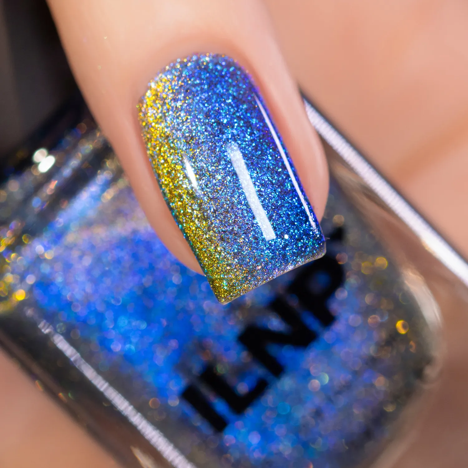 ILNP Illusions Alice nagellack magnetisk blå