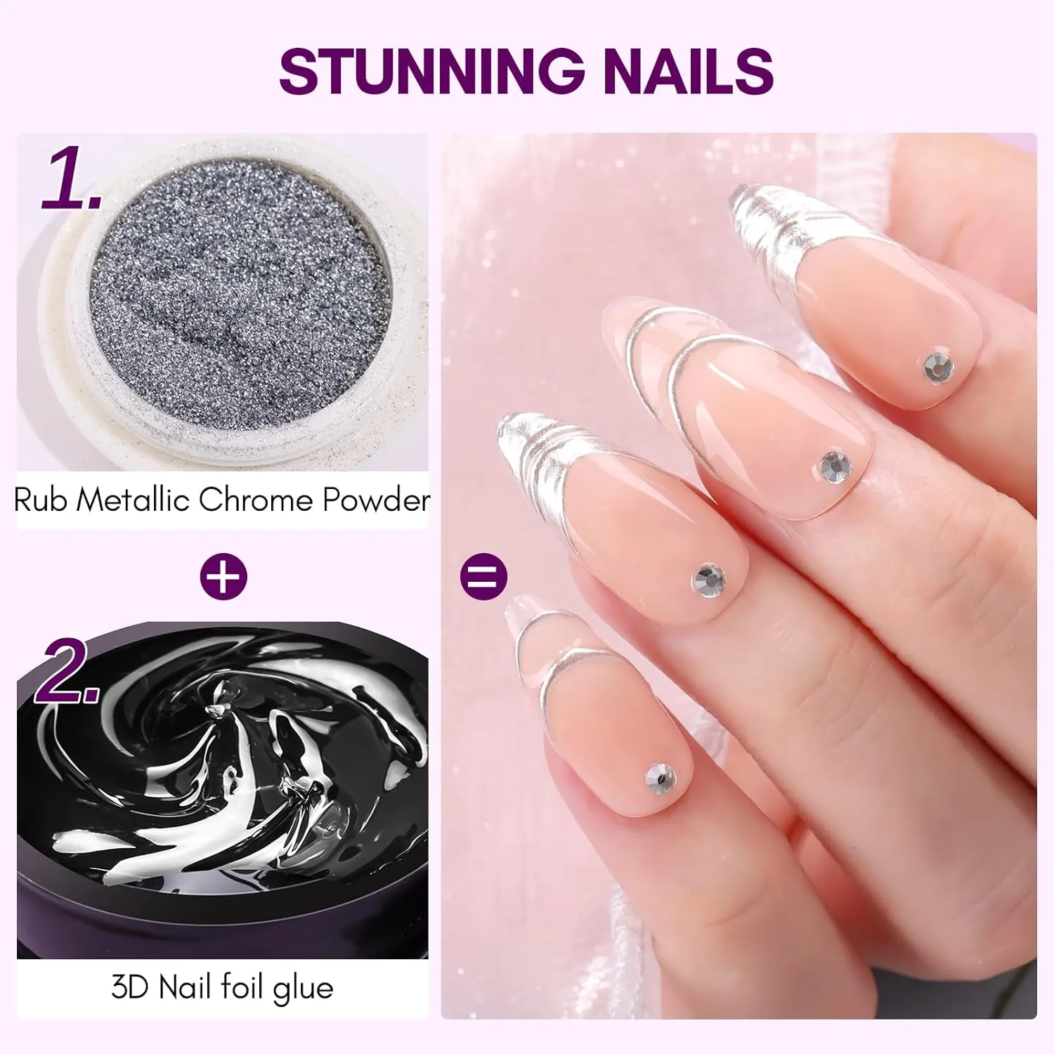 Makartt 3D Artistic Nail Foil Glue foliagel 1-pack