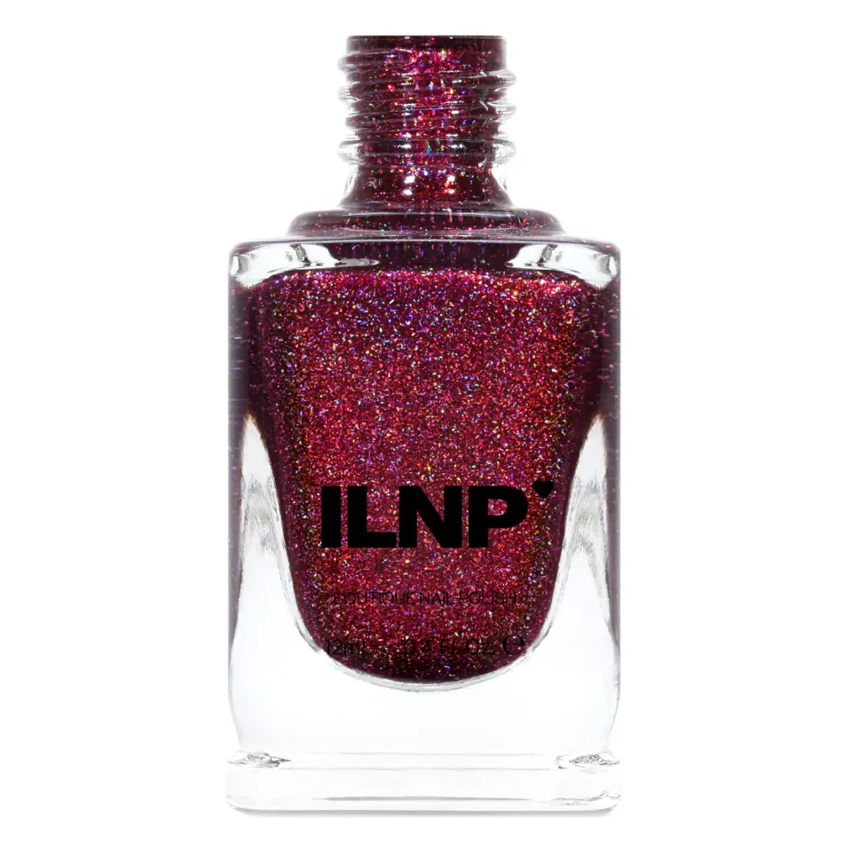ILNP Rogue nagellack rött holografiskt