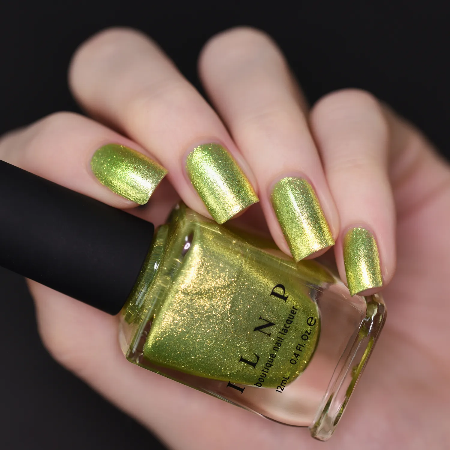 ILNP Ultra Metallics Short Circuit nagellack gul metallic