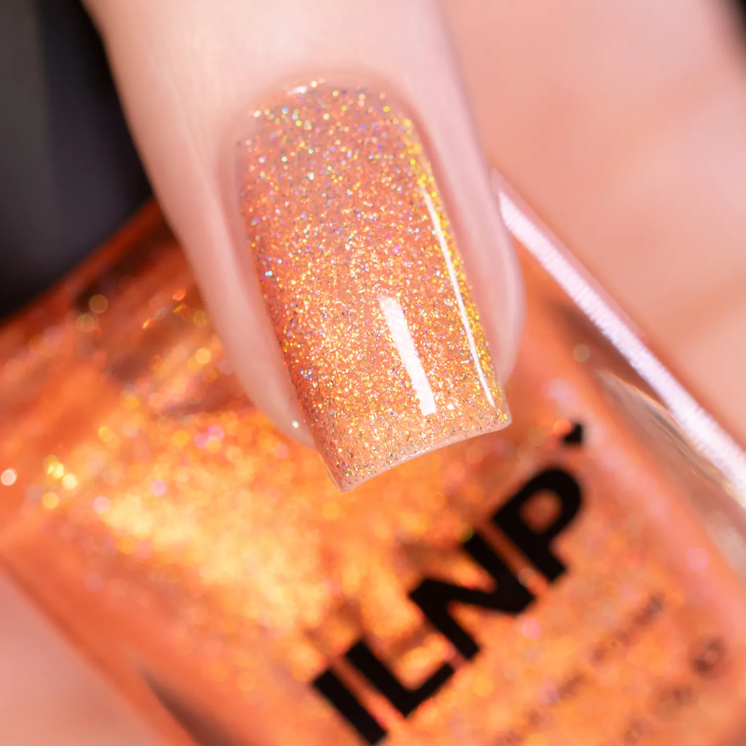 ILNP Candy Coated Peach Ring nagellack orange jelly
