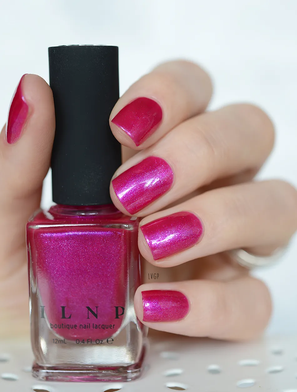 ILNP Pucker Up nagellack shimmer rosa lila