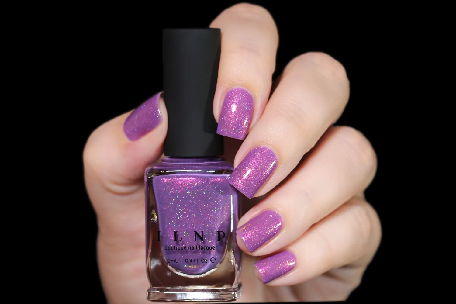 ILNP Charlotte nagellack ljus orkide med guldskimmer