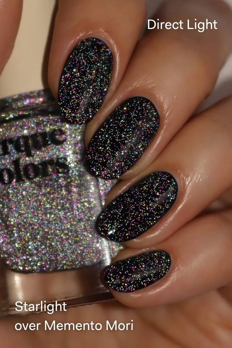 Cirque Colors Starlight nagellack topper reflexglitter